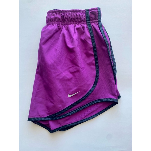 Nike Dri-FIT Tempo Running Shorts Purple / Black with Animal Print - Picture 3 of 5